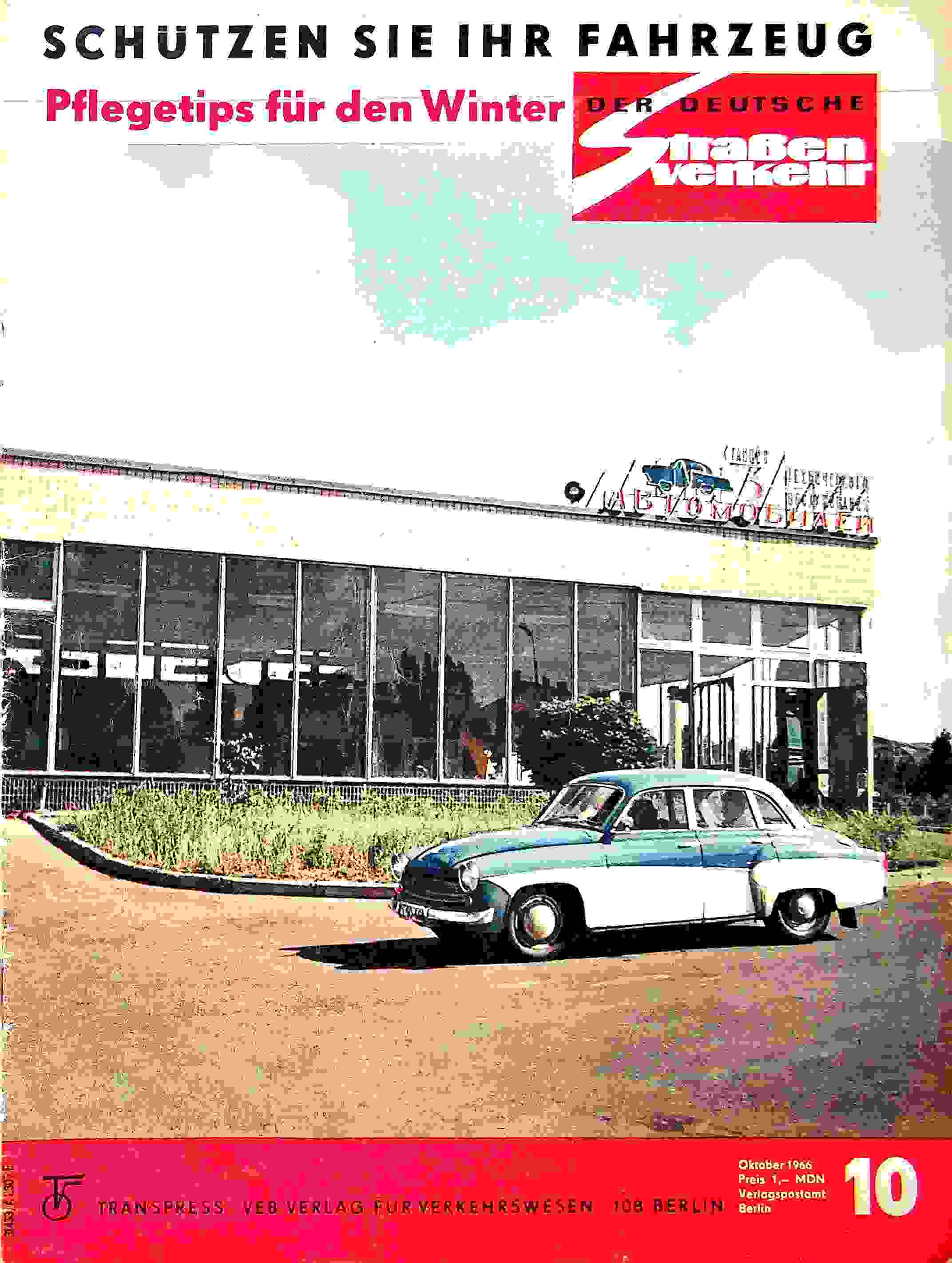 Auto Straßenverkehr 10/1966